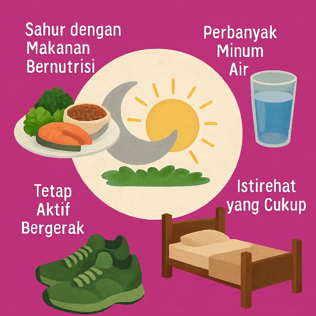 Cara Menjaga Energi Optimal saat Berpuasa